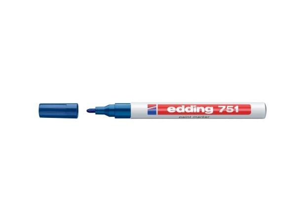 Merkepenn Edding 751M blå 